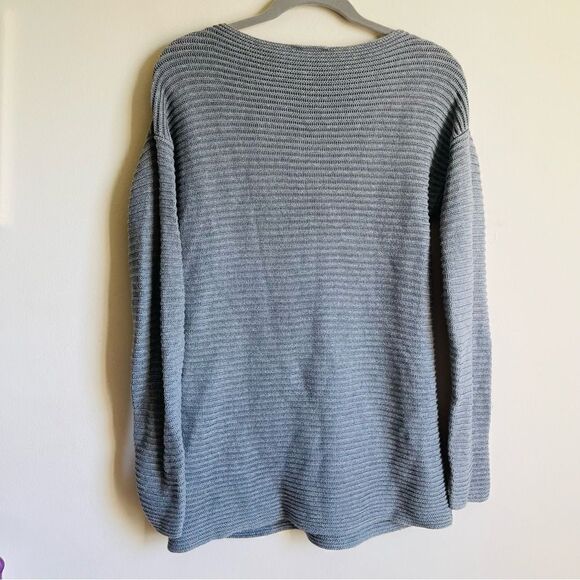 Vince Camuto Gray Front Pocket Thick Knit Sweater Dress S - Picture 7 of 8